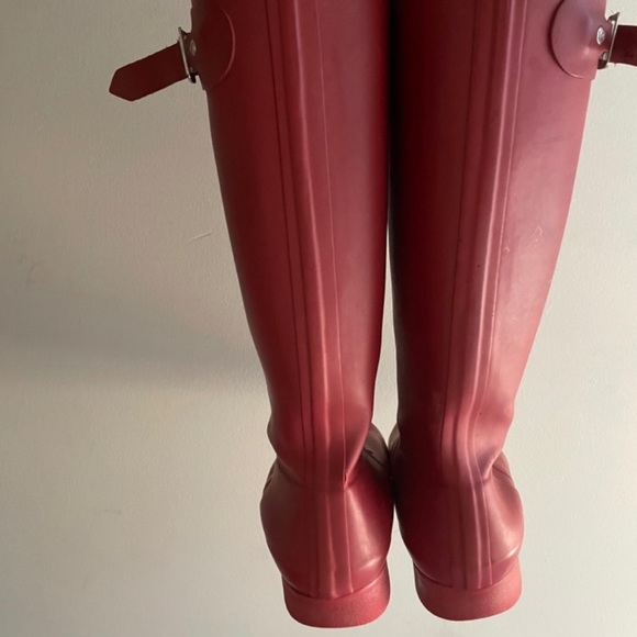 Hunter Rainboots Red Size 6 / EU 37 / UK 4 - Picture 2 of 4
